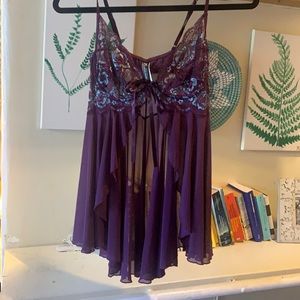 Purple lingerie nighty